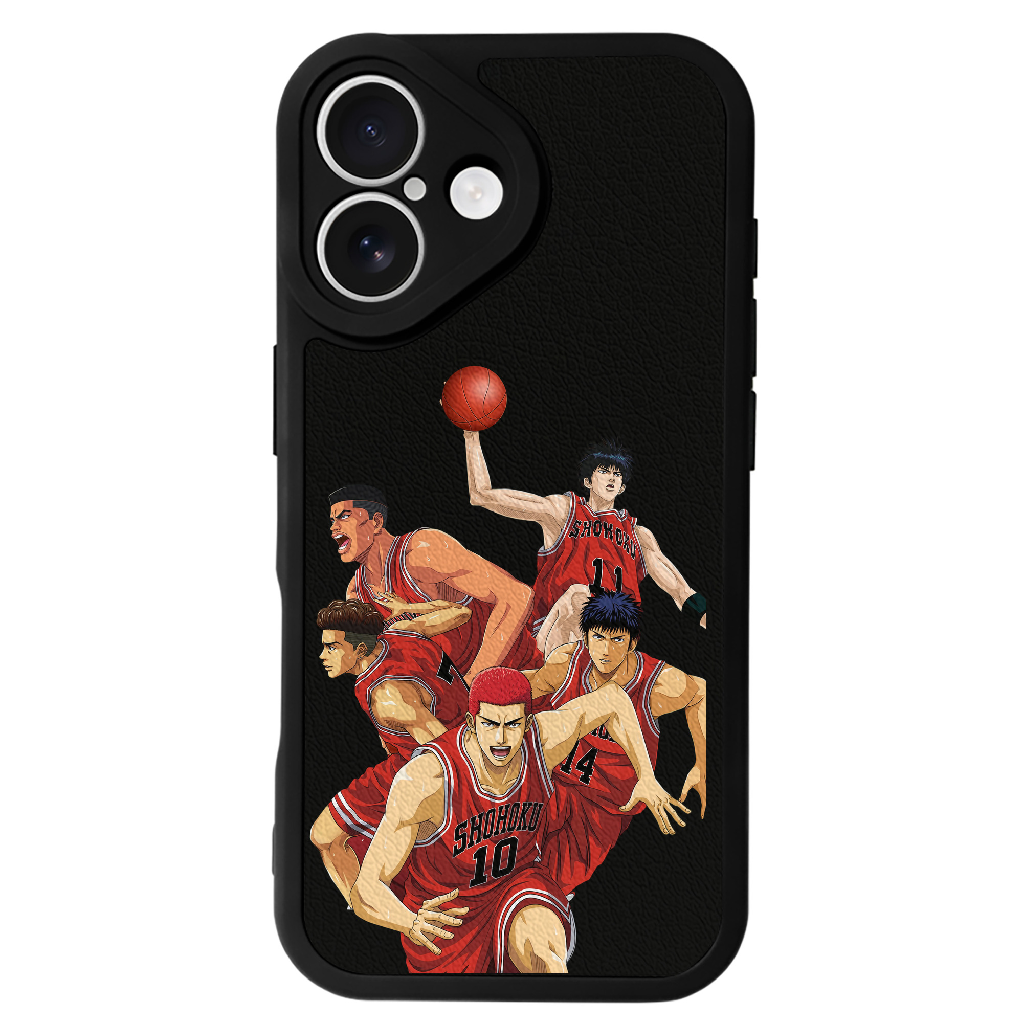 （画像用） SLAM DUNK／スラムダンク 【iPhone 16シリーズ対応】シリコンスマホケース（レザー調） 材質：シリコン